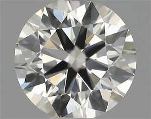 Picture of Natural Diamond 0.41 Carats, Round with Excellent Cut, H Color, VS1 Clarity and Certified by IGI