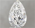 Natural Diamond 0.70 Carats, Pear with  Cut, D Color, VS2 Clarity and Certified by GIA