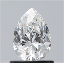 Natural Diamond 0.80 Carats, Pear with  Cut, G Color, VS1 Clarity and Certified by GIA