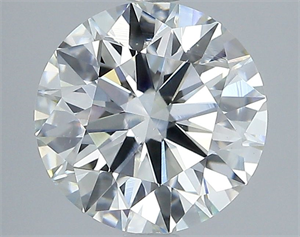 Picture of Natural Diamond 2.06 Carats, Round with Excellent Cut, I Color, VS1 Clarity and Certified by GIA