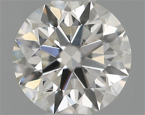 Picture of Natural Diamond 0.42 Carats, Round with Excellent Cut, F Color, SI1 Clarity and Certified by IGI