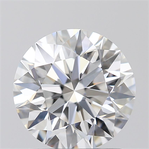 Picture of Natural Diamond 1.30 Carats, Round with Excellent Cut, D Color, VVS1 Clarity and Certified by GIA