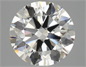 Natural Diamond 4.30 Carats, Round with Excellent Cut, J Color, VS1 Clarity and Certified by GIA