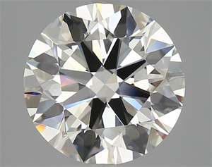 Picture of Natural Diamond 4.30 Carats, Round with Excellent Cut, J Color, VS1 Clarity and Certified by GIA