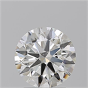 Natural Diamond 2.16 Carats, Round with Excellent Cut, H Color, VS2 Clarity and Certified by GIA