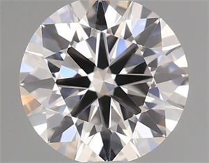 Picture of Natural Diamond 0.40 Carats, Round with Excellent Cut, I Color, VVS1 Clarity and Certified by IGI