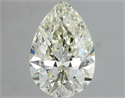 Natural Diamond 2.01 Carats, Pear with  Cut, K Color, VS2 Clarity and Certified by IGI