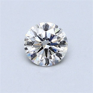 Picture of Natural Diamond 0.47 Carats, Round with Very Good Cut, I Color, SI2 Clarity and Certified by GIA