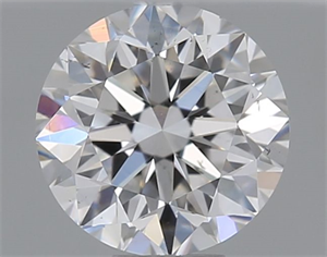 Picture of Natural Diamond 0.40 Carats, Round with Very Good Cut, E Color, SI1 Clarity and Certified by GIA