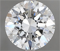 Natural Diamond 1.50 Carats, Round with Excellent Cut, G Color, VVS2 Clarity and Certified by GIA