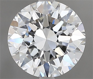 Picture of Natural Diamond 1.50 Carats, Round with Excellent Cut, G Color, VVS2 Clarity and Certified by GIA