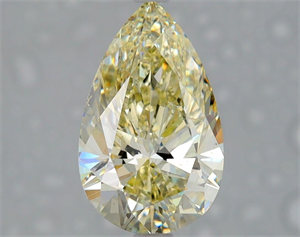 Picture of Natural Diamond 2.00 Carats, Pear with  Cut, K Color, SI1 Clarity and Certified by IGI