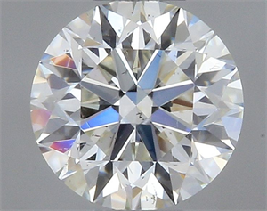 Picture of Natural Diamond 0.40 Carats, Round with Very Good Cut, I Color, SI1 Clarity and Certified by GIA