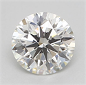 Natural Diamond 0.43 Carats, Round with Excellent Cut, H Color, VVS1 Clarity and Certified by GIA