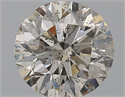 Natural Diamond 2.51 Carats, Round with Excellent Cut, F Color, SI1 Clarity and Certified by GIA