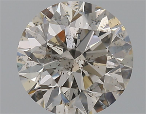 Picture of Natural Diamond 2.51 Carats, Round with Excellent Cut, F Color, SI1 Clarity and Certified by GIA