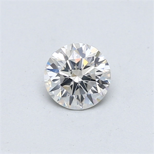 Picture of Natural Diamond 0.40 Carats, Round with Very Good Cut, H Color, SI1 Clarity and Certified by GIA