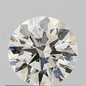 Picture of Natural Diamond 0.57 Carats, Round with Excellent Cut, I Color, VVS1 Clarity and Certified by IGI