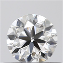 Natural Diamond 0.40 Carats, Round with Very Good Cut, F Color, SI1 Clarity and Certified by GIA