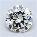 Natural Diamond 5.14 Carats, Round with Very Good Cut, J Color, VS1 Clarity and Certified by GIA