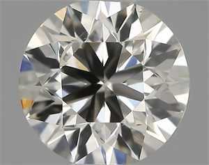 Picture of Natural Diamond 0.50 Carats, Round with Very Good Cut, I Color, SI2 Clarity and Certified by IGI