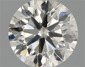 Picture of Natural Diamond 0.50 Carats, Round with Excellent Cut, H Color, VS2 Clarity and Certified by IGI