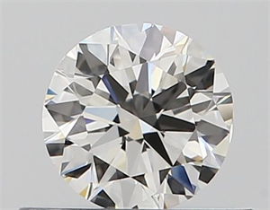 Picture of Natural Diamond 0.40 Carats, Round with Excellent Cut, G Color, VS2 Clarity and Certified by GIA