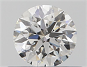 Natural Diamond 0.44 Carats, Round with Excellent Cut, F Color, VVS1 Clarity and Certified by GIA