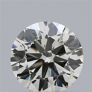 Picture of Natural Diamond 0.40 Carats, Round with Excellent Cut, J Color, VS2 Clarity and Certified by IGI