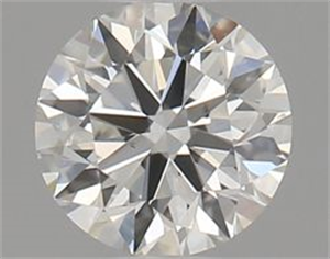 Picture of Natural Diamond 0.40 Carats, Round with Excellent Cut, I Color, SI1 Clarity and Certified by GIA