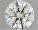 Natural Diamond 2.01 Carats, Round with Excellent Cut, I Color, SI1 Clarity and Certified by GIA