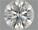 Natural Diamond 0.44 Carats, Round with Excellent Cut, H Color, VS2 Clarity and Certified by IGI