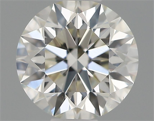 Picture of Natural Diamond 0.44 Carats, Round with Excellent Cut, H Color, VS2 Clarity and Certified by IGI