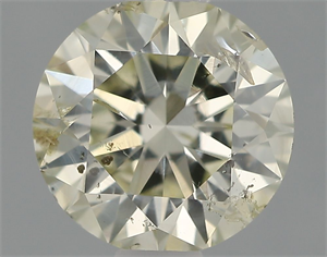 Picture of Natural Diamond 0.71 Carats, Round with Excellent Cut, K Color, SI2 Clarity and Certified by IGI