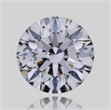 Natural Diamond 0.50 Carats, Round with Excellent Cut, J Color, SI2 Clarity and Certified by GIA