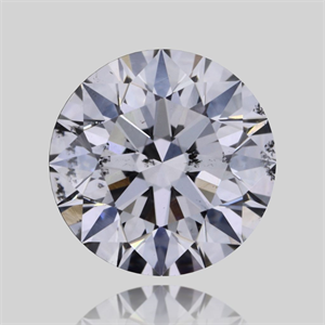 Picture of Natural Diamond 0.50 Carats, Round with Excellent Cut, J Color, SI2 Clarity and Certified by GIA