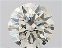 Natural Diamond 0.50 Carats, Round with Excellent Cut, I Color, VS2 Clarity and Certified by IGI