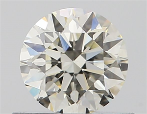 Picture of Natural Diamond 0.50 Carats, Round with Excellent Cut, I Color, VS2 Clarity and Certified by IGI