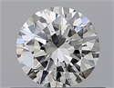 Natural Diamond 0.44 Carats, Round with Excellent Cut, H Color, SI1 Clarity and Certified by GIA