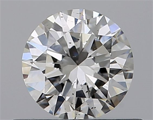 Picture of Natural Diamond 0.44 Carats, Round with Excellent Cut, H Color, SI1 Clarity and Certified by GIA