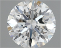 Natural Diamond 1.47 Carats, Round with Excellent Cut, E Color, VVS1 Clarity and Certified by GIA