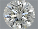 Natural Diamond 0.41 Carats, Round with Excellent Cut, I Color, VS1 Clarity and Certified by IGI