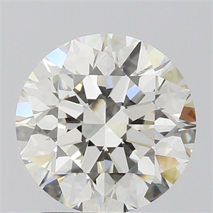 Picture of Natural Diamond 2.01 Carats, Round with Excellent Cut, J Color, VVS2 Clarity and Certified by GIA