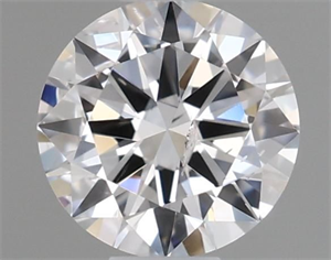 Picture of Natural Diamond 0.40 Carats, Round with Very Good Cut, D Color, I1 Clarity and Certified by GIA