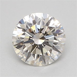 Picture of Natural Diamond 0.41 Carats, Round with Excellent Cut, I Color, IF Clarity and Certified by GIA