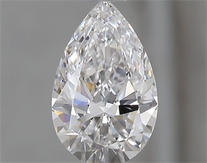 Picture of Natural Diamond 0.60 Carats, Pear with  Cut, E Color, VVS1 Clarity and Certified by GIA