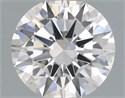 Natural Diamond 0.40 Carats, Round with Excellent Cut, F Color, VS2 Clarity and Certified by GIA