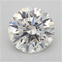 Natural Diamond 0.41 Carats, Round with Excellent Cut, H Color, IF Clarity and Certified by GIA