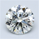 Natural Diamond 2.00 Carats, Round with Excellent Cut, I Color, SI1 Clarity and Certified by GIA