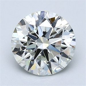 Picture of Natural Diamond 2.00 Carats, Round with Excellent Cut, I Color, SI1 Clarity and Certified by GIA